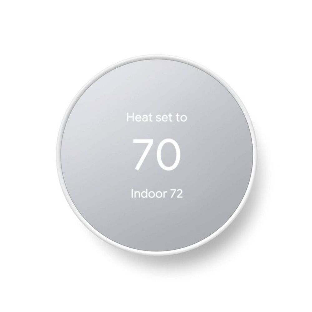 Nest Thermostat Cotton Snow - Energy Star Wi-Fi App Control Display